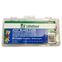 Littelfuse 00940409Z Pro-Tek 80 ຊິ້ນ ATO Blade Fuse Assortment ACS PRO INSTL 80PC ATO