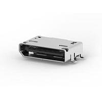 AMP Connectors - TE Connectivity 2308578-2 ອຸປະກອນຮັບສະຫນອງ ASSY, NPIO 42CKT RA, RECEPTACLE, SMT