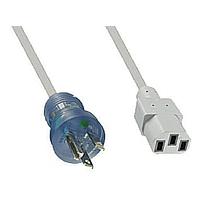 Qualtek Electronics 233086-06 ສາຍພະລັງງານ AC ລະດັບໂຮງໝໍ PWR CORD HOSP GRD 125V 13A 16V