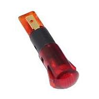 Mallory Sonalert FL1P-8QJ-2-R110V ອິນດິເຄເຕີ LED ແດງ 8MM SNAP 110VAC/DC