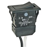 NKK Switches WR11AL ສະຫນັບສະຫນູນ Rocker SPST ON-NONE-OFF ສາຍສືບຕໍ່ ປິດກັນນ້ຳ