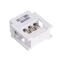 Amphenol CONEC 142A10199X ສາຍສະແກນ Ribbon Cable 6 POS SOCKET OPEN NO STRAIN RELIEF