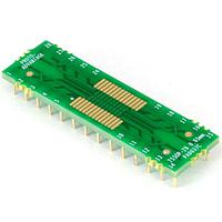 Chip Quik PA0037C ອາເດັດ TSSOP-28 ເປັນ DIP-28 SMT Adapter (0.65 mm pitch) ຊຸດຂະໜາດກະທົບ