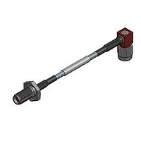 Molex 73230-7096 ການປະກອບສາຍ RF SMA Jack Str Bulkhead ໄປຫາ SMA Plug R/A ຢູ່ RG174 1 M