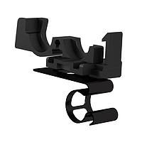 HellermannTyton 133-03488 ຕົວເຊື່ອມລົດຍົນ ຄລັມປ໌ທ່ອງສາຍ, ຂະໜາດ 6, ຄລິບຜູກມົດ ຂະໜາດ 9 mm, PP, ສີດຳ, 3000/ຊຸດ