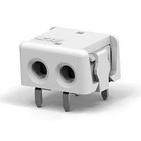 AMP Connectors - TE Connectivity 2106751-2 ຕົວເຊື່ອມຕໍ່ 2 ຕຳແໜ່ງ 18 AWG ຜ່ານຮູຫຼັກ Feed Thru