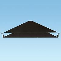 Panduit CPATCBL ອຸປະກອນ D-Sub ແລະ ອຸປະກອນຮາດແວຣ ແຜງປ່ອງສາຍ Patch Panel Cve Plate Angld BLK