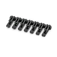 AMP Connectors - TE Connectivity 1744544-7 ເຄື່ອງສົມບັດ EP II TPA 07P ສີດຳ