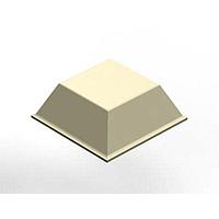 3M Electronic Specialty SJ-5023 (WHITE) ບັມເປີ LG TAPERED SQ WHT 36 ຕໍ່ພາດ