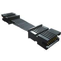 Samtec TFSD-04-28-G-06.00-T-NDX ການປະກອບສາຍສະແດງຮູບສີ່ແກ້ວ .050" Tiger Eye Double Row Discrete Wire Cable Assembly, Terminal