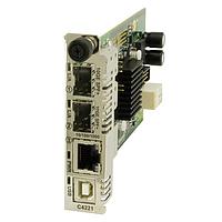 Lantronix C4221-4848 ຕົວແປສື່ສານ MEDIA CONVERTER, 10 GB BaseT ເປັນ 10 GB BaseX