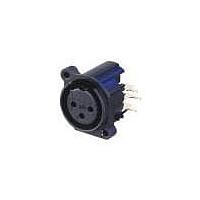 NEUTRIK NC3FAHR1-0 ຮອບຮອງ 3P F RECEPT A SERIES PCBH RT PN 1 GRD SEP