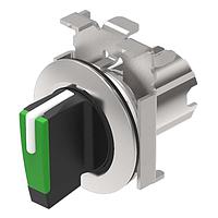 EAO 45-2819.4C50.003 ສະລັບສະຫລຸບສະຫລຸບ Switch Actuators Selector switch actuator 3 positions green flush mounting main-0-main 45° short lever front metal