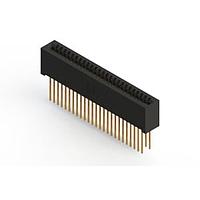 EDAC 392-050-540-201 ປຸ່ມຊ່ອງ 50P .100" x .200" ສີດຳ