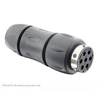 Eaton Souriau-Sunbank UTGX1JC147S ປຸ່ມຮັບສະຫນອງ ປຸ່ມຮັບສະຫນອງໃນແນວ, ມີກະແຈບເຄື່ອງປົກກັນສາຍສົນ, ສໍາລັບ 7 ຕໍ່ຕ້ານຜູ້ຍິງ, IP68/69K