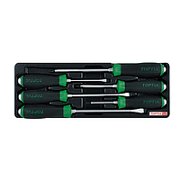 TOPTUL GAAT0602 Go-Thru Slotted &amp; Phillips Screwdriver Set (6 pcs)