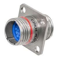 Cinch MD801-009-07M13-37SD ປະຕູຮັບສະຫນອງ Miniature D38999 Circular Connector, JN Receptacle, Banding Platform, Dual Start Thread, 13-37 Config, Socket Contact, Pol D, E-Ni