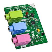 Microchip Technology AC324954 ບັດລູກ AUDIO CODEC DAUGHTR CARD AKM4954