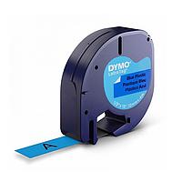 DYMO 63020747 LetraTag ເທບພາດສະຕິກສີຟ້າ (12mm x 4m)