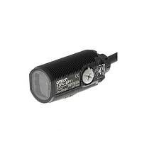 OMRON E3FA-BP11 2M ເຊັນເຊີ Photoelectric ທີ່ມີເຄື່ອງຂະຫຍາຍສຽງໃນຕົວ (100-500 mm, Coaxial retro-reflective, plastic, PNP)