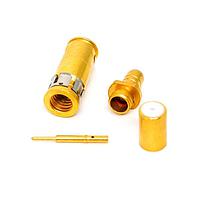 AMP Connectors - TE Connectivity 800-34-3 ຕູ້ຕໍ່ສັນຍາລັງ RF / ຕູ້ຕໍ່ສັນຍາລັງ Coaxial COAX SOC ASSY