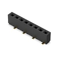 GCT (Global Connector Technology) BG125-06-A-1-1-0440-N-D ປຸ່ມຊ່ອງ 6w, ຊ່ອງປຸ່ມຊີ້ນ 2.54mm, SIL, SMT, ຕັ້ງຕົ້ນ, D/Ent, R1, GF, ທູບ