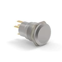 Alcoswitch - TE Connectivity 2-2213767-0 ປຸ່ມກົດສະຫນອງ AV19 SPM 0.4VA ປ່ຽນວຽກ MOVE RING LED ສີຟ້າ 24V