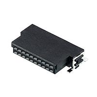Harwin M55-6102042R ຕົວເຊື່ອມ 20P 1.27 SMC ຜູ້ຍິງ R/A ປະເພດ SMT