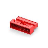 AMP Connectors - TE Connectivity 4-647000-3 ປະກອບກັບປະຕູ 13P22AWG MTA100 PSTD ASSY WHT W/RED STRP