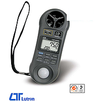 LUTRON LM9000 ເຄື່ອງວັດແທກອາກາດ, ການໄຫຼວຽນຂອງອາກາດ, ຄວາມຊຸ່ມຊື່ນ/ອຸນຫະພູມ, ຈຸດນໍ້າຄ້າງ, ແສງ, ເຄື່ອງວັດແທກອຸນຫະພູມ, ປະເພດ K Temp