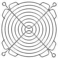 Qualtek Electronics 08128 ກາດພັນລົມຮູບລວຍສາຍ 120mm, ພັນສີນິເຄວລຄຣອມສະຫວັນແຈ້ງ