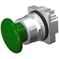 SIEMENS 52PM9W3 ປຸ່ມກົດຮູບເຫຼັກຫມັງກອງ, MOM, ສີຂຽວ, 1 3/4" ພລາສຕິກ, 2POS