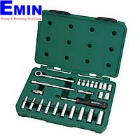 SATA 09098 25PC 1/4"DR 6PT SAE SOCKET SET 