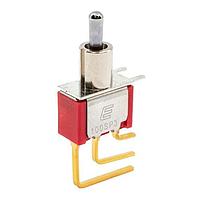 E-Switch 100SP3T2B4M7RE ສະຫນອງສະລັບ Toggle SPDT ON-OFF-ON R/A