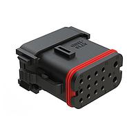 Amphenol SINE Systems AT16-15SD-K003 ຕົວເຊື່ອມຕໍ່ 15 ຕຳແໜ່ງ ປລັກ, ປຸ່ມ, ກະແຈກະລັງ D, ຝາສິ້ນ, ການປິດສະຫຼາດຂະໜາດ, ສີດຳ
