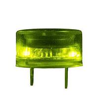 Same Sky (formerly CUI Devices) CLI-1375G-83T ຕິດຕັ້ງສັນຍານ Piezo Buzzer, ຂະໜາດ 13.8mm x 7.5mm ລຶບ, P, 12 VDC, 83dB, ຜ່ານຮູ Hole, ສີຂຽວ, ຕິດຕັ້ງສັນຍານສຽງຄົງທີ່