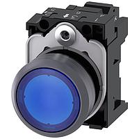 SIEMENS 3SU11320AD503AA0 ໂມດູນແບບ LED ໄຟສະແດງສະພາບ. ສີຟ້າ