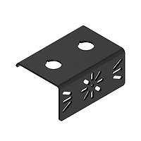 Banner Engineering SSA-MBK-EEC2 ຂາຍຂອງຕິດຕັ້ງ E-STOP Mounting Hub Bracket; ມຸມຂວາ; ຮ່ອງສອງ 30 mm; ສີດຳ