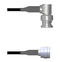 Amphenol Custom Cable Q-0E0550008012i ການປະກອບສາຍ RF BNC-RP/TNC-SP RG58 12I