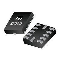 STMicroelectronics ST1PS03AQTR ຕົວແປລະດັບລົງ 400mA ຕົວແປລະດັບລົງຊັງຄ໌ຄຣອນ nano-quiescent ດິຈິຕ້ອນໂວລ໌ຕົວເລືອກອອກສຽງປ່ອຍ