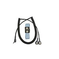 Desco NSB9358 ຜະລິດຕະພັນຄວບຄຸມຕ້ານໄຟຟ້າສະຖິດ ຊຸດສາຍຮັດຂໍ້ມືຄູ່, ສາຍຂົດ 6 ຟຸດ, 1/8 ນິ້ວ SNAP