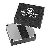 Microchip Technology AT21CS01-MCHM10-B EEPROM 1k bit Serial Single Wire, ລະດັບອຸດສາຫະກຳ, ຊຸດ 2 ຂາ VSFN, 1.7V-3.6V