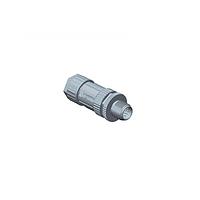 Amphenol LTW MSBS-05BMMA-SL7001 Circular Metric Connectors M12 Circular Metric Connector, B Code, Metal, 4A, 05 pins, Male Connector, Male Contact, Straight, Screw Thread, Solder, Field Installable, F4.5 - F6.5mm, IP67 Mated