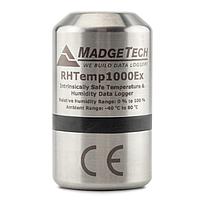 Madgetech RHTemp1000Ex-KR ຕົວບັນທຶກຂໍ້ມູນຄວາມຊຸ່ມຊື່ນ ແລະອຸນຫະພູມທີ່ປອດໄພພາຍໃນ (-40 °C - +80 °C;  0 - 100 %RH; Keyring)