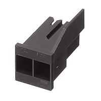 AMP Connectors - TE Connectivity 1969717-6 ກອງຫຼັກ HSG, REC., POS-LOCK, MK I 2P, 6.35SR BLK