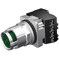 SIEMENS 52PT6G3AV ກົດເພື່ອທົດສອບ PTT PL/ILL PB,GRN,XFMR,INC,120V,1NO-1NC