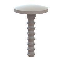 Essentra Components 27AMR0940500 ສ່ວນຕິດຕົວລວມ Snap-Together Rivet Male Adjustable Rivet, .063 - .375 Panel, .354 OD