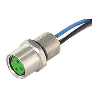 Murrelektronik 7000-08583-9690050 ຕົວເຊື່ອມ M8 ພວງຍິງຕິດຕັ້ງດ້ານໜ້າ ລວມຖຸດ, ສາຍສີ PP 4x0,25 0,5m