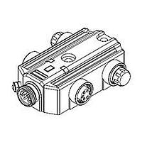 Molex 1300390393 ຕົວເຊື່ອມຕໍ່ມິຕຣິກຮູບວົງ DN POWERTAP ມີໄຟ LED F-M M-DROP