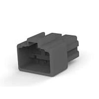 AMP Connectors - TE Connectivity 178007-2 ຝາປອງ 250 DBL LOCK CAP 4P ສີດຳ